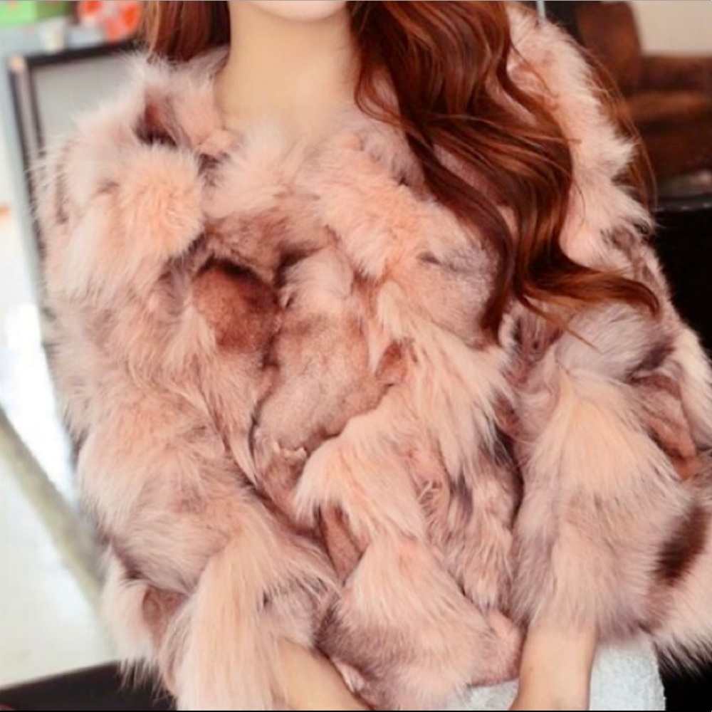 NWT faux fur jacket